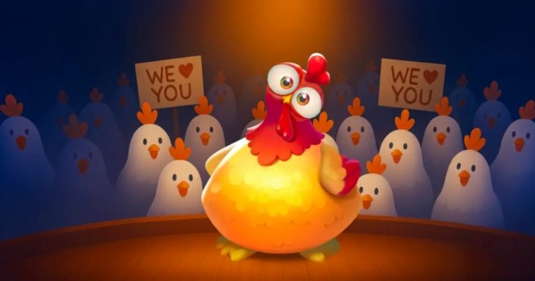 Chicken Plinko im Check