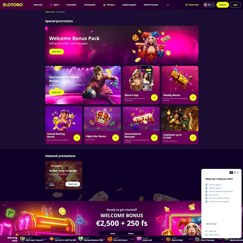 Spielangebot: 8.000 Titel, breite Providerliste