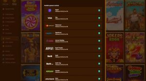 Amunra Zahlungsmethoden